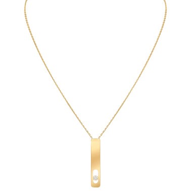 Collier Messika My First Diamond grand modèle en or jaune et diamant