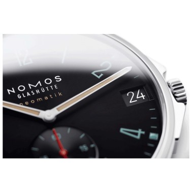  Montre NOMOS Tangente Sport Neomatik 42 date bleu noir bracelet acier 42 