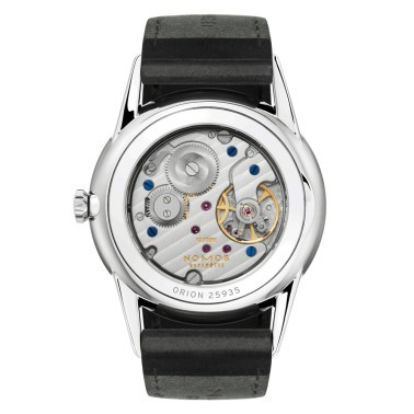  Montre NOMOS Orion mécanique fond saphir bracelet cuir véritable noir 35 