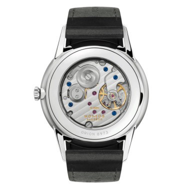  Montre NOMOS Orion 38 white mécanique bracelet cuir véritable noir 38 
