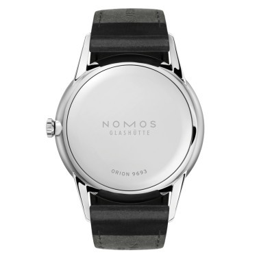  Montre NOMOS Orion 38 mécanique bracelet cuir véritable noir 38 