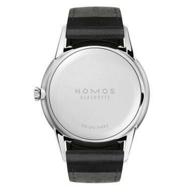  Montre NOMOS Orion 38 bleu nuit mécanique bracelet cuir véritable noir 38 