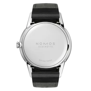  Montre NOMOS Orion 38 bleu nuit mécanique bracelet cuir véritable noir 38 