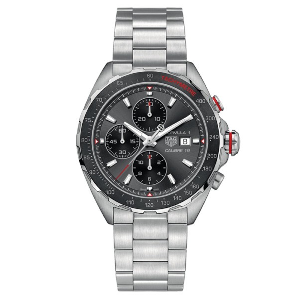 TAG Heuer Formula 1 Calibre 16 watch anthracite dial steel bracelet 44 mm