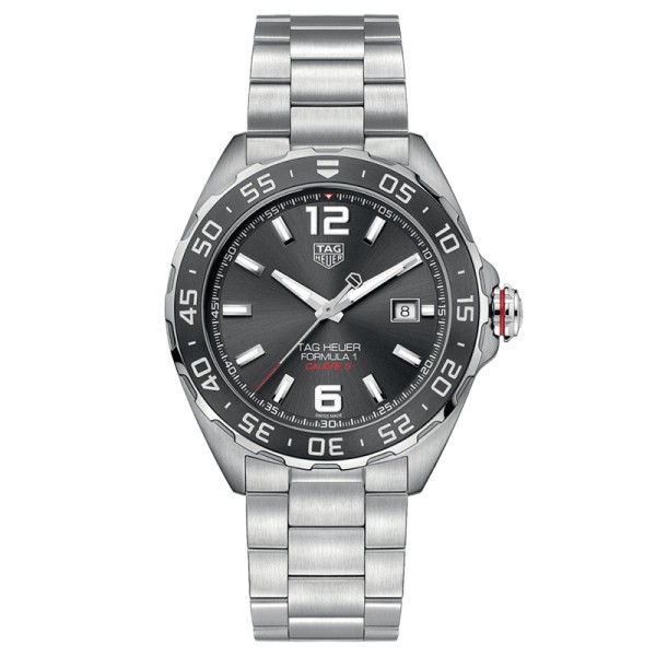 Montre TAG Heuer Formula 1 Calibre 5 cadran anthracite bracelet acier 43 mm WAZ2011.BA0842