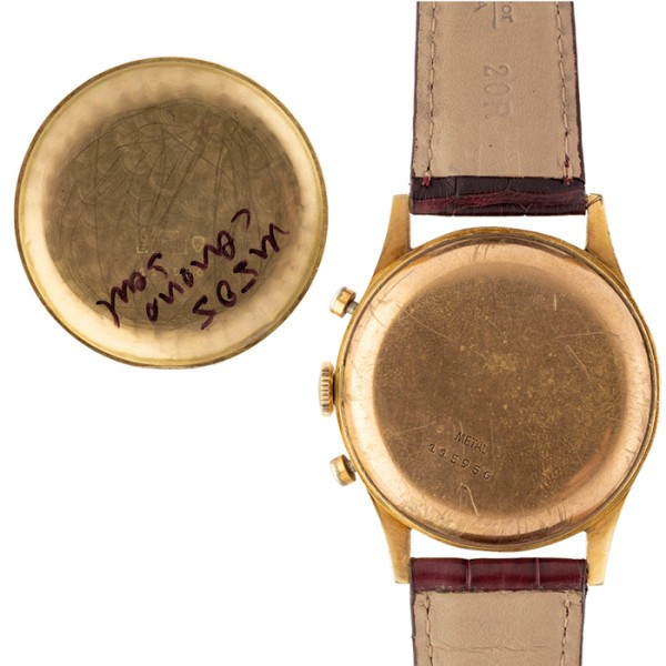 Baume et Mercier Capeland Telemeter or jaune 37 mm