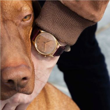 Baume et Mercier Capeland Telemeter or jaune 37 mm