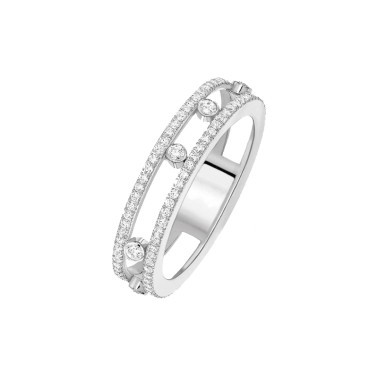 Alliance Messika Move Romane en or blanc et diamants