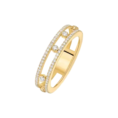 Alliance Messika Move Romane en or jaune et diamants