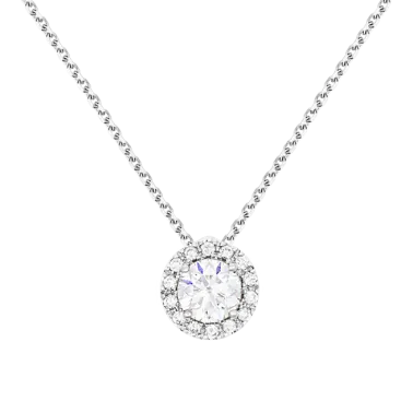 Collier Lepage Coquette en or blanc et diamants