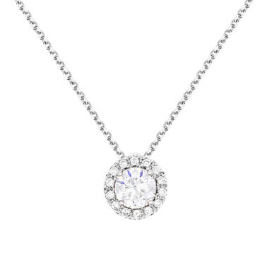 Collier Lepage Coquette en or blanc et diamants