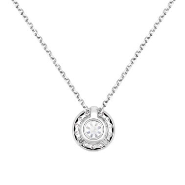 Collier Lepage Coquette en or blanc et diamants