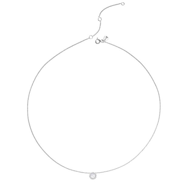 Collier Lepage Coquette en or blanc et diamants