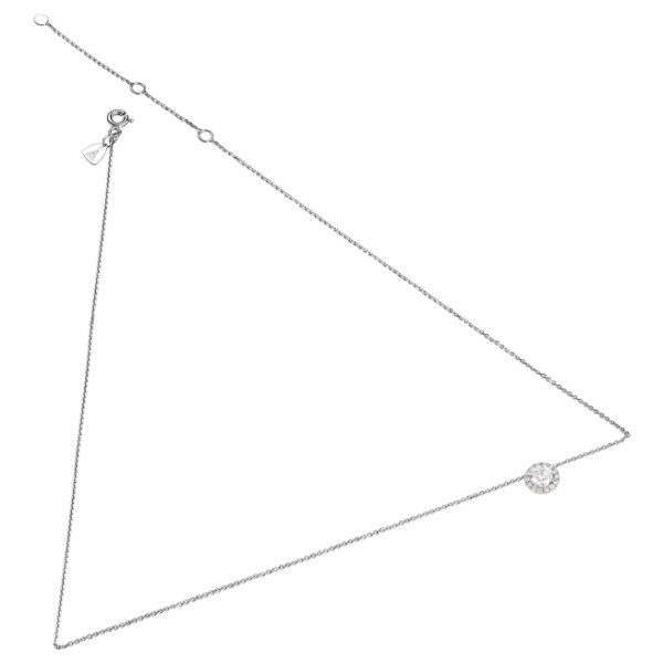 Collier Lepage Coquette en or blanc et diamants