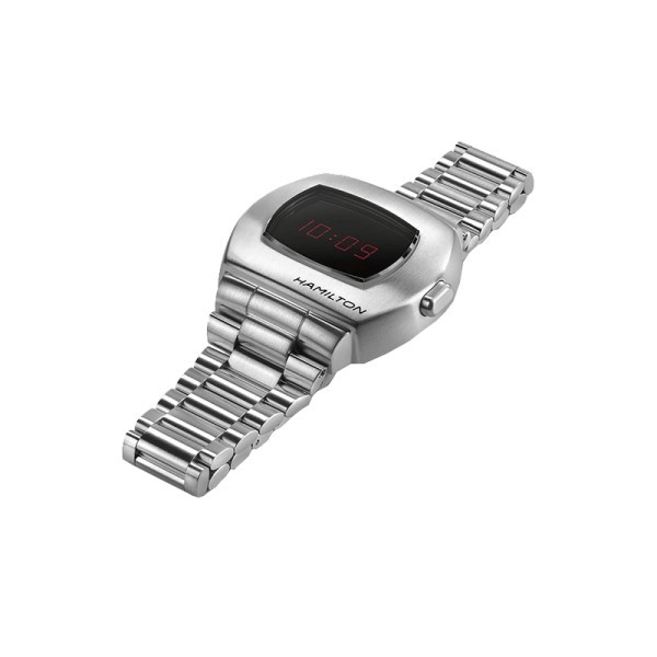Montre Hamilton American Classic PSR Digital quartz acier affichage LED