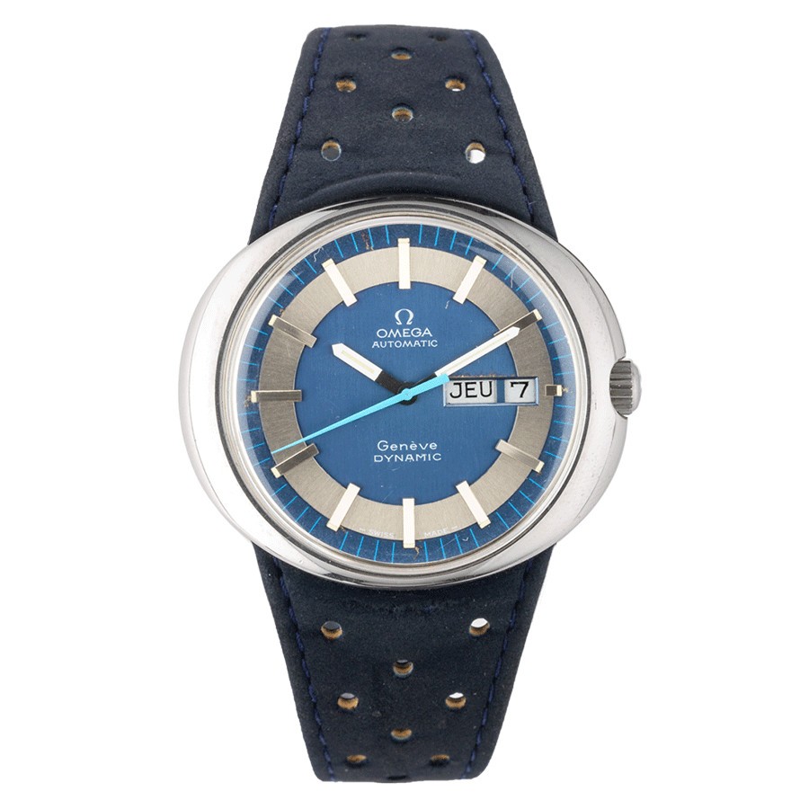 Omega Genève Dynamic Day Date automatic watch 1970s 40 mm