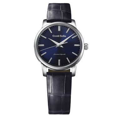  Montre Grand Seiko Elegance mécanique Edition 60 ans titane cadran bleu 38 mm