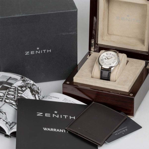 Zenith Elite Captain Power Reserve automatic watch Full Set