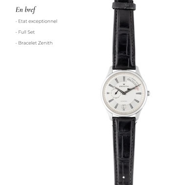 Montre Zenith Elite Captain Power Reserve automatique Full Set 2013 40 mm