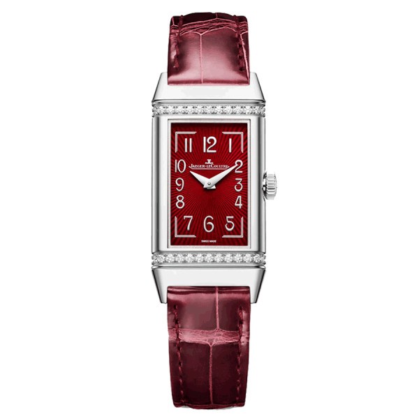  Montre Jaeger-LeCoultre Reverso One Large lie-de-vin acier et diamants