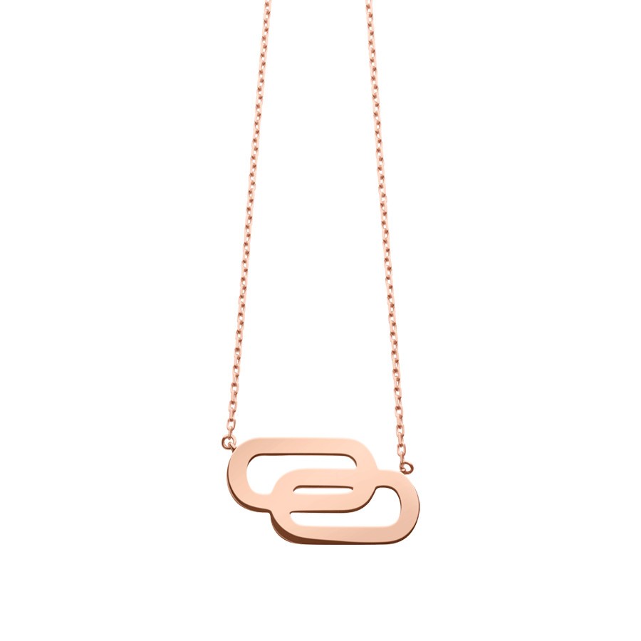 Collier So Shocking Tandem grand modèle en or rose
