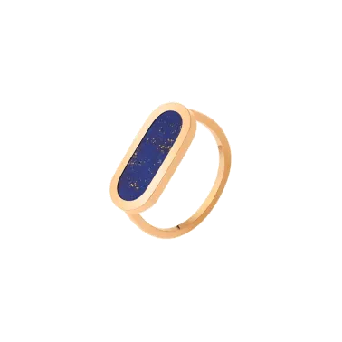 So Shocking Première fois Ring gold and lapis lazuli