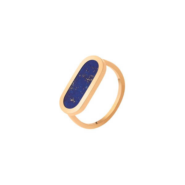 Bague So Shocking Première fois en or jaune et lapis lazuli