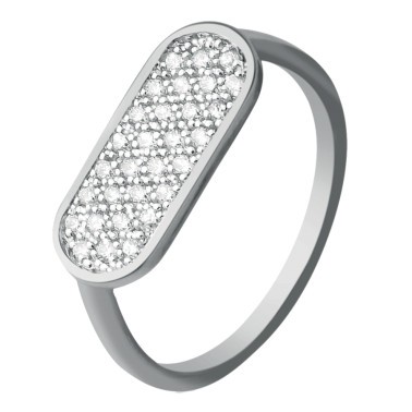 Bague So Shocking Première fois en or blanc et diamants