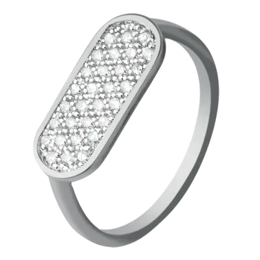 So Shocking Première fois Ring white gold and diamonds
