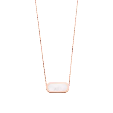 So Shocking Première fois Necklace pink gold and mother-of-pearl