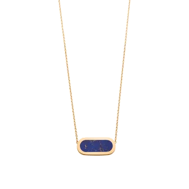 So Shocking Première fois Necklace gold and lapis lazuli