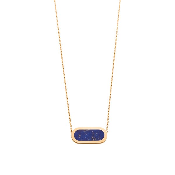 Collier So Shocking Première fois en or jaune et lapis lazuli