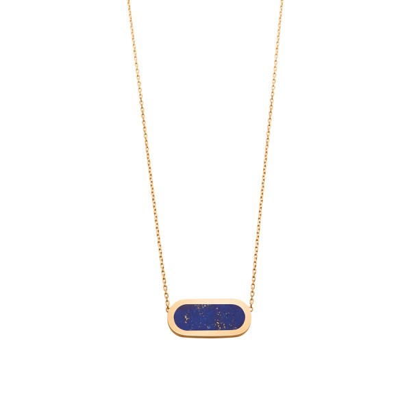 So Shocking Première fois Necklace gold and lapis lazuli