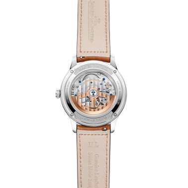  Montre Jaeger-LeCoultre Master Control date automatique acier bracelet cuir 40 mm