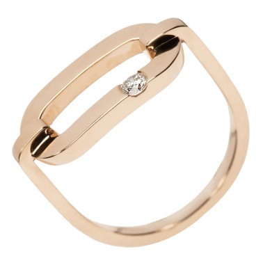 So Shocking Singulière Ring pink gold and diamond