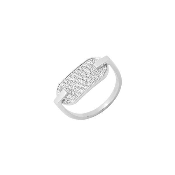 So Shocking Lune di miele Ring paved white gold and diamonds