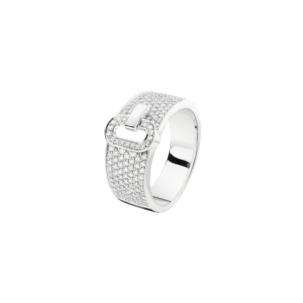 Bague So Shocking Emotion pavée en or blanc et diamants