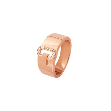 So Shocking Emotion Ring pink gold and diamonds