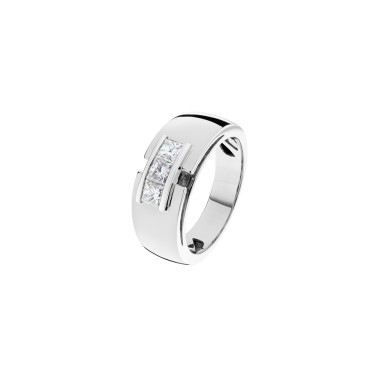Bague So Shocking Capricieuse en or blanc et diamants