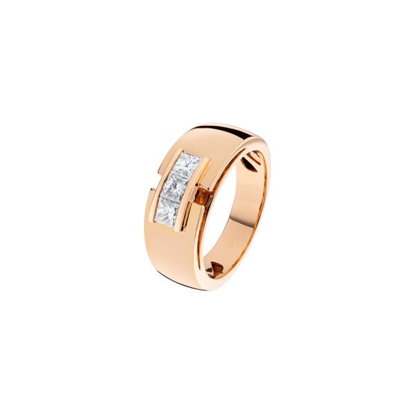 Bague So Shocking Capricieuse en or rose et diamants