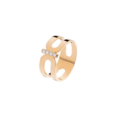 So Shocking Origine Ring pink gold and diamonds