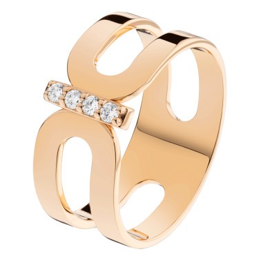So Shocking Origine Ring pink gold and diamonds