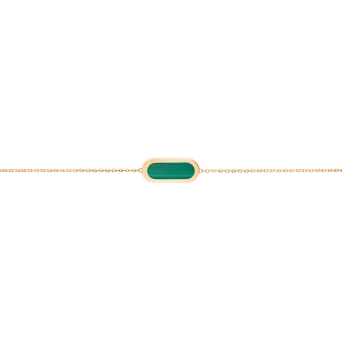 So Shocking Première fois Bracelet gold and malachite