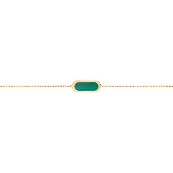 Bracelet So Shocking Première fois en or jaune et malachite