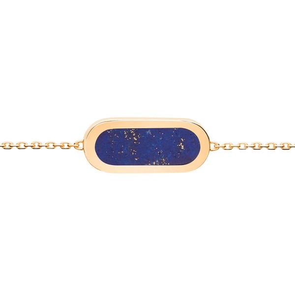 So Shocking Première fois Bracelet gold and lapis lazuli