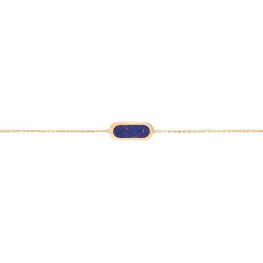 Bracelet So Shocking Première fois en or jaune et lapis lazuli