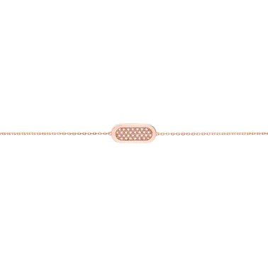 So Shocking Première fois Bracelet pink gold and diamonds
