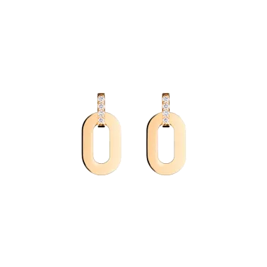 Boucles d'oreilles So Shocking Origine en or rose et diamants