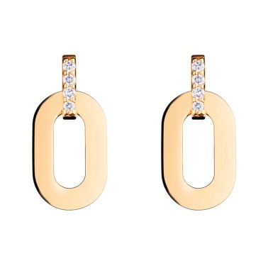 So Shocking Origine Earrings pink gold and diamonds