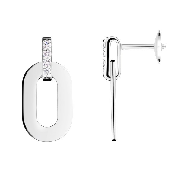 So Shocking Origine Earrings white gold and diamonds